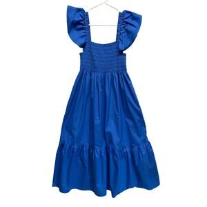 Elegant Blue Midi Dress